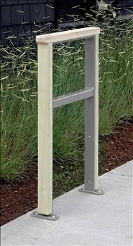 2177-10-SM Rustic Bike Rack